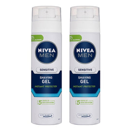 NIVEA Men Sensitive Shaving Gel 200mL Pack of 2