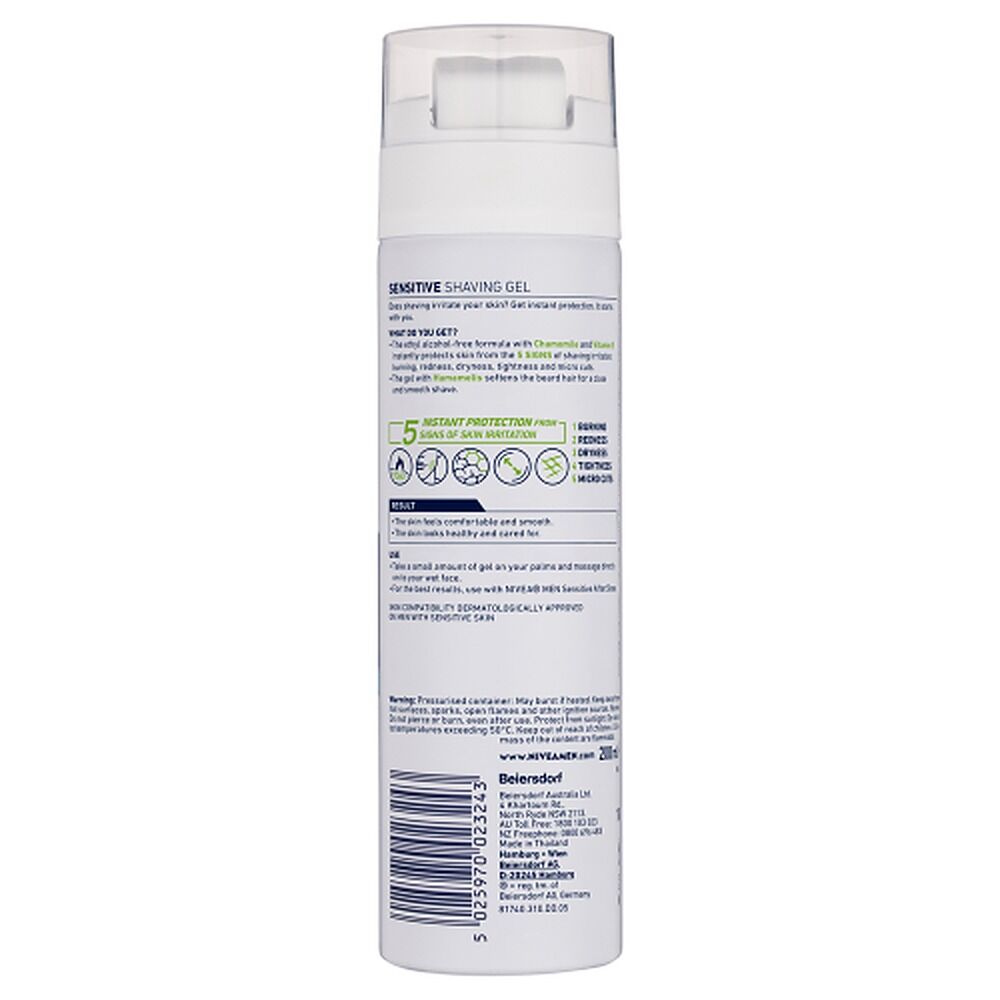 NIVEA Men Sensitive Shaving Gel 200mL