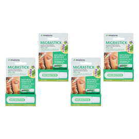 Migrastick Migraine & Headache Relief Roll-On 3mL Pack of 4