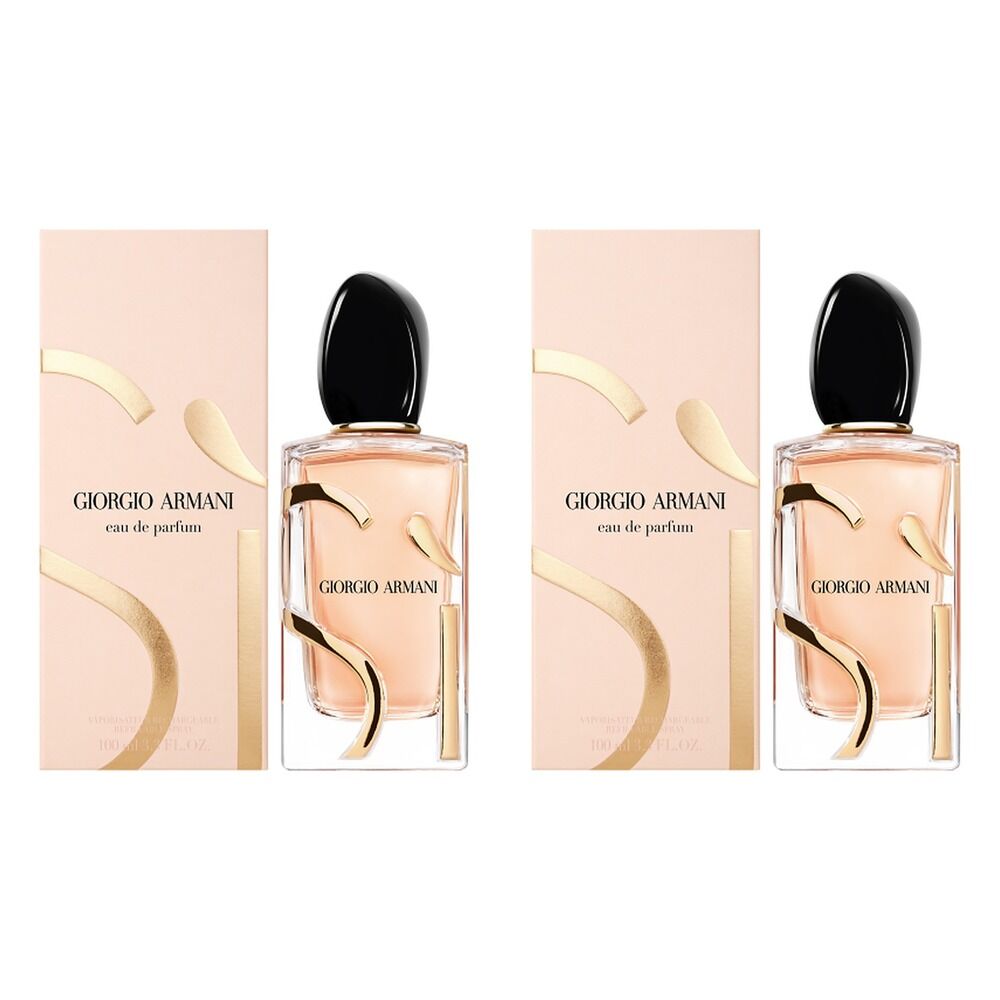 Giorgio Armani Si Eau de Parfum 100mL Pack of 2