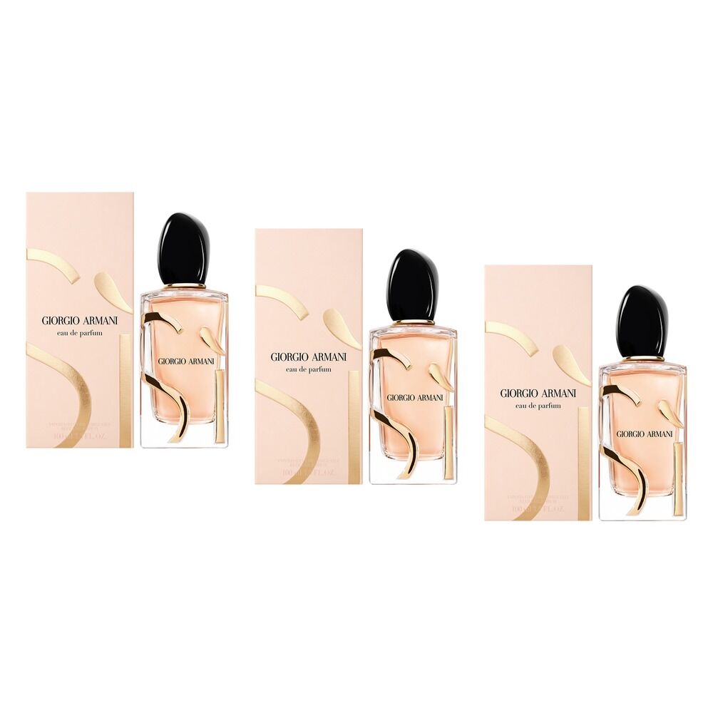 Giorgio Armani Si Eau de Parfum 100mL Pack of 3
