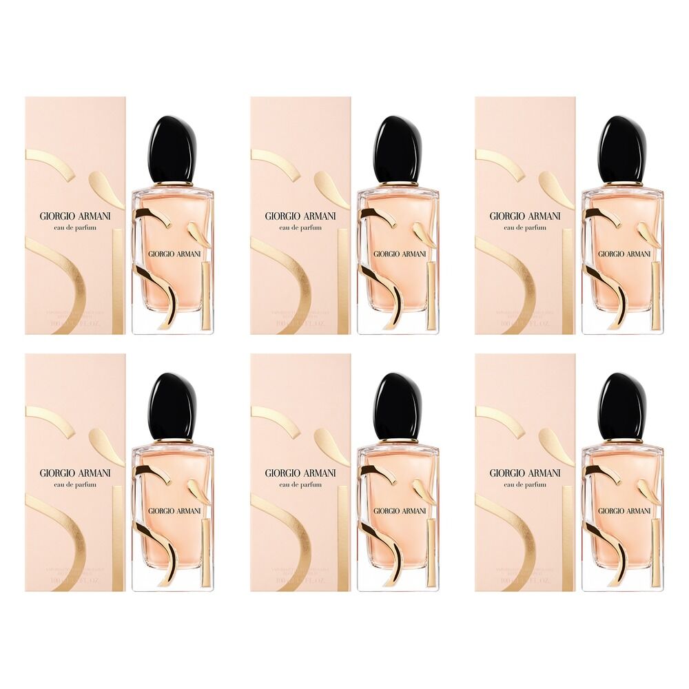 Giorgio Armani Si Eau de Parfum 100mL Pack of 6