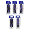 Manicare Precise Grip Tweezers, Purple x 3 Bundle of 5