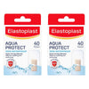 Elastoplast Aqua Protect Waterproof Plasters 40 Pack Bundle of 2
