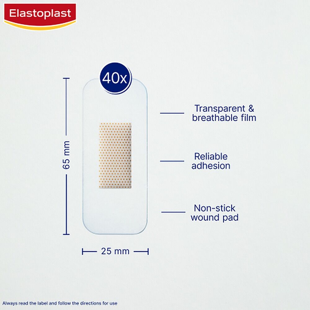 Elastoplast Aqua Protect Waterproof Plasters 40 Pack