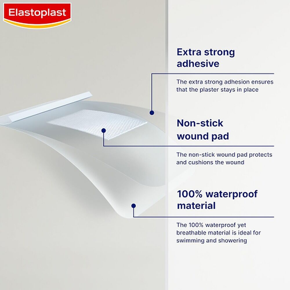 Elastoplast Aqua Protect Waterproof Plasters 40 Pack