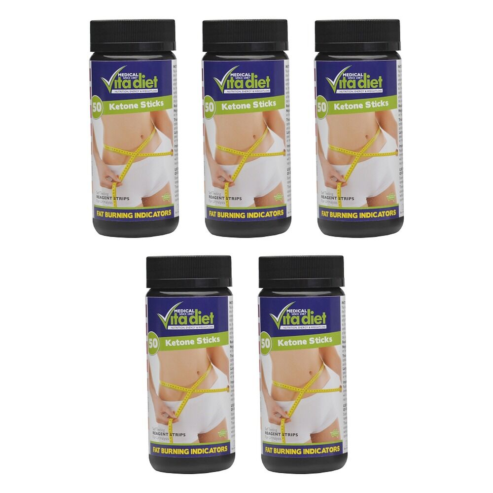 Vita Diet Ketone Sticks 50 Pack Bundle of 5