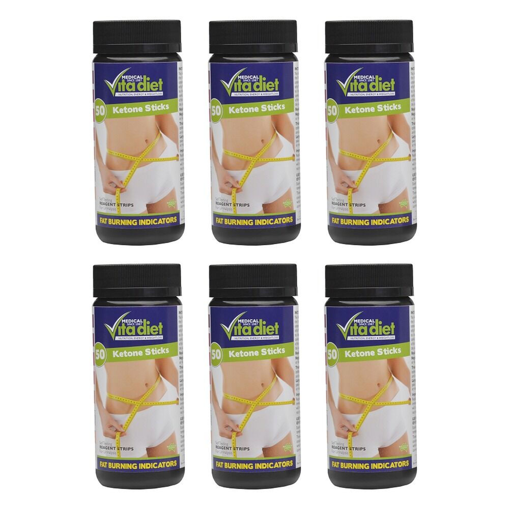 Vita Diet Ketone Sticks 50 Pack Bundle of 6