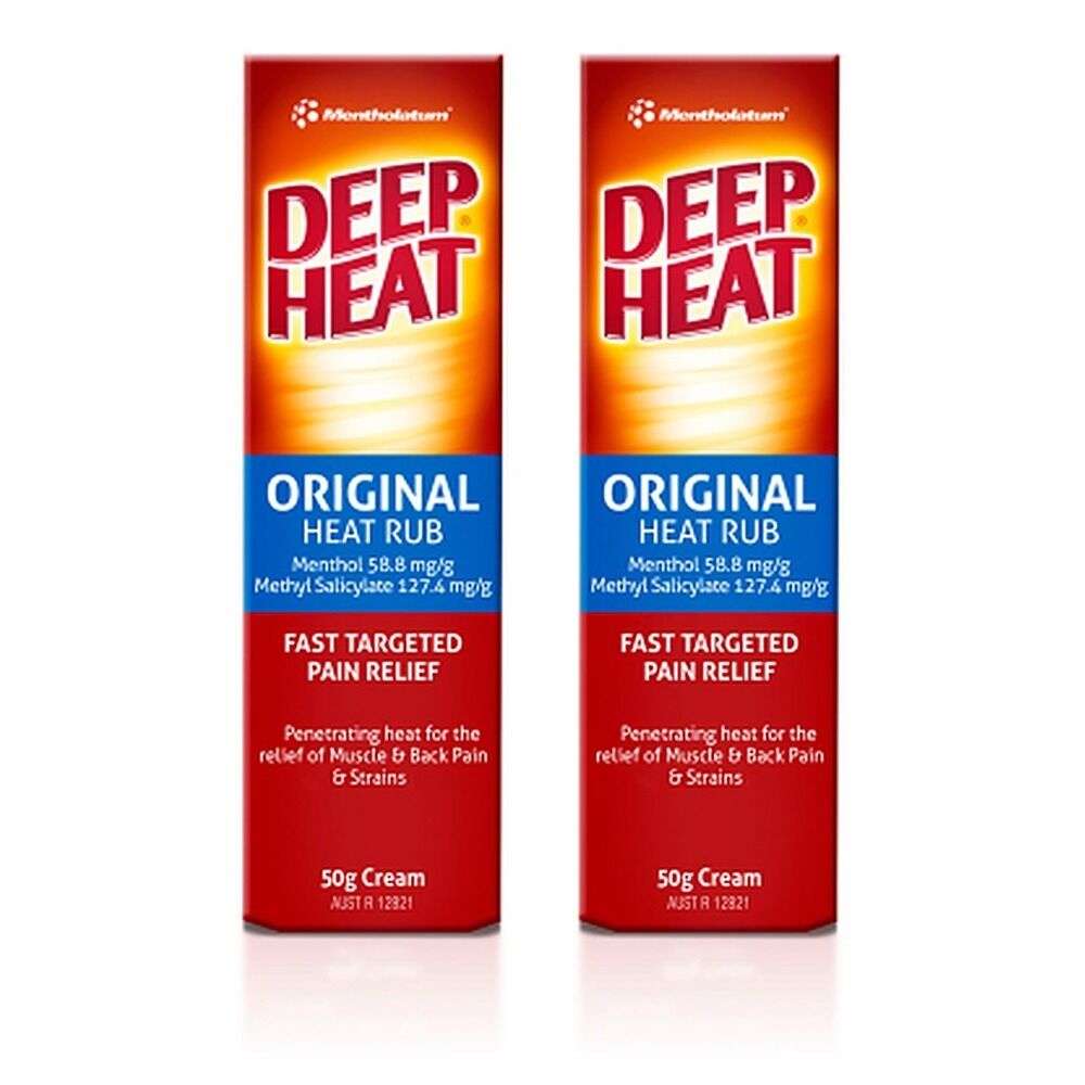 Deep Heat Regular Relief 50g Pack of 2
