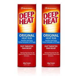 Deep Heat Regular Relief 50g Pack of 2