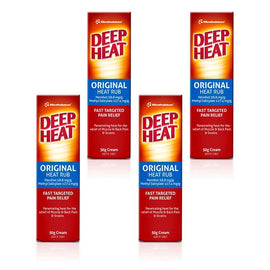 Deep Heat Regular Relief 50g Pack of 4