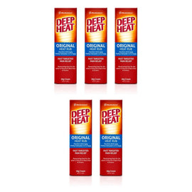 Deep Heat Regular Relief 50g Pack of 5