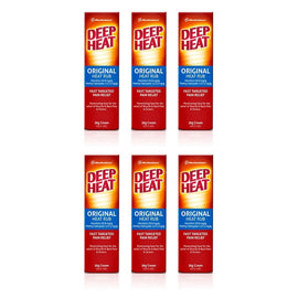 Deep Heat Regular Relief 50g Pack of 6