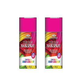 Marc Daniels Pink Hair Colour Spray 85g 2 Pack Temporary Washout