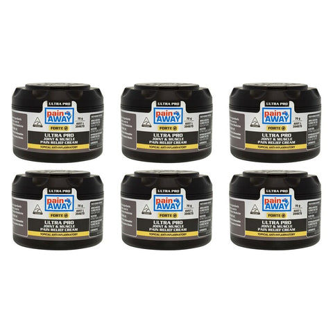 Pain Away Forte+ Ultra Pro Joint & Muscle Pain Relief Cream 70g Pack of 6