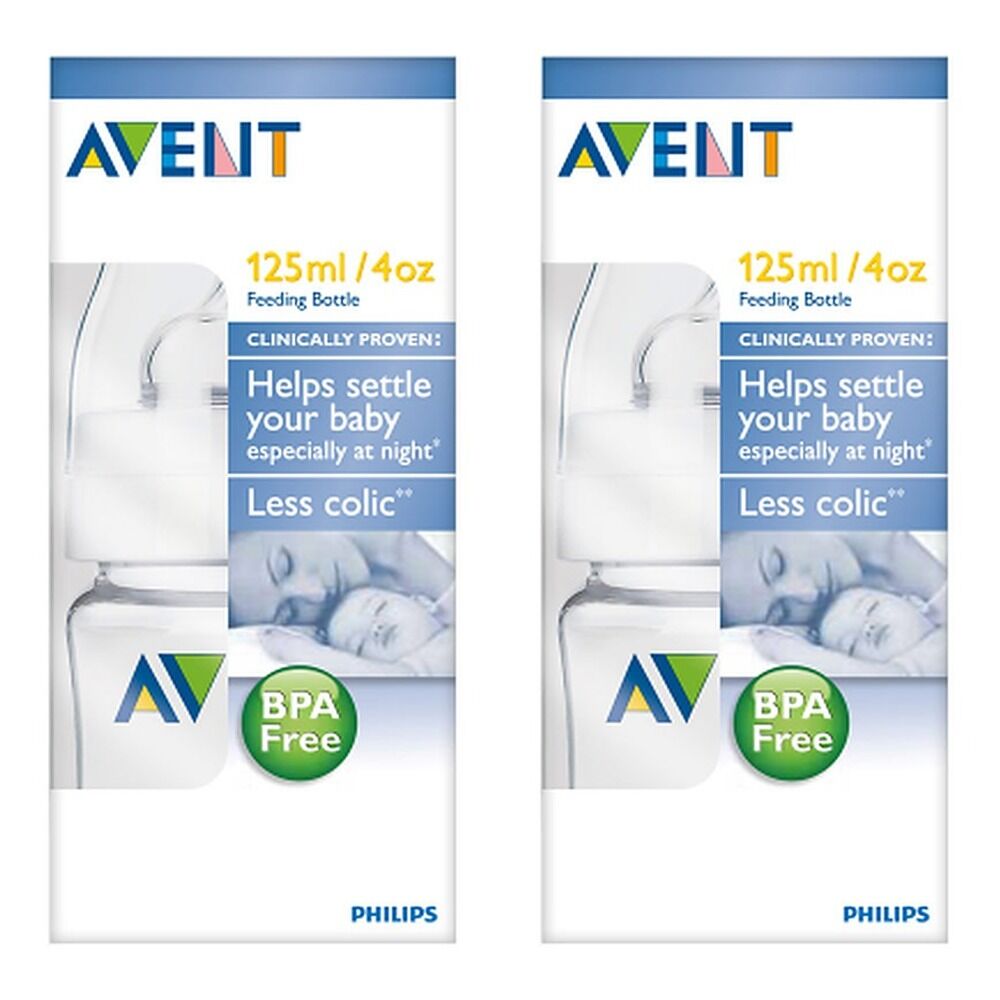 Philips Avent Feeding Bottle 125mL Pack of 2