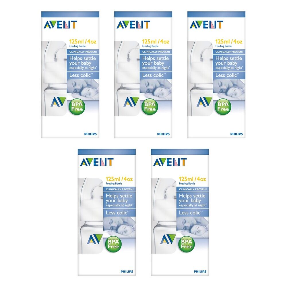 Philips Avent Feeding Bottle 125mL Pack of 5
