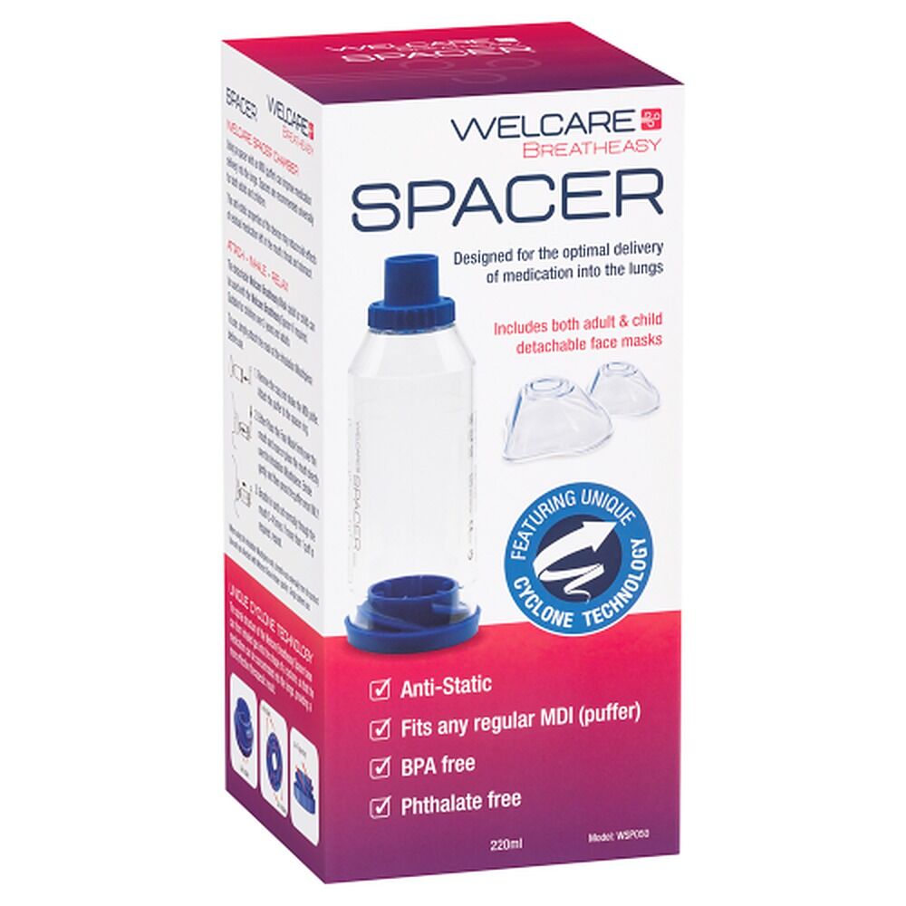Welcare Breatheasy Spacer 220mL