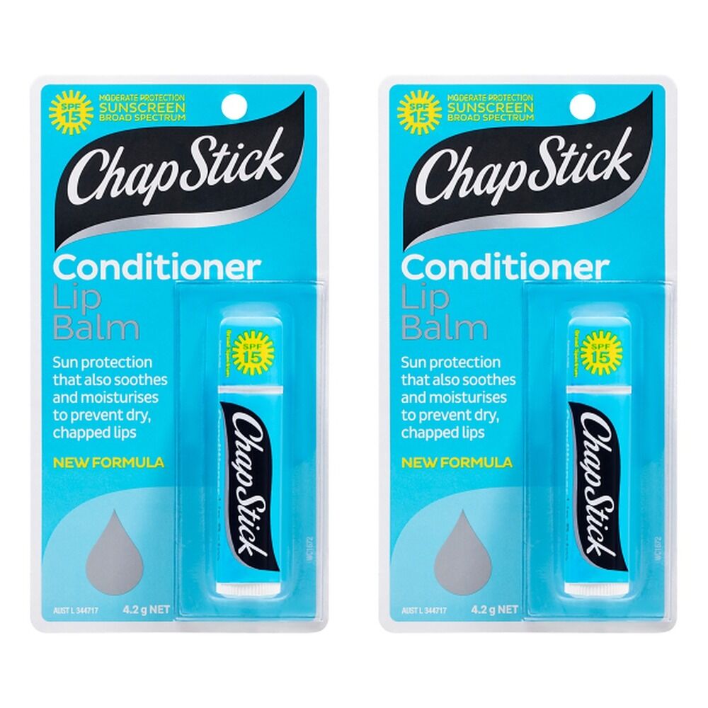 Chapstick Conditioner Lip Balm SPF15 4.2g Pack of 2