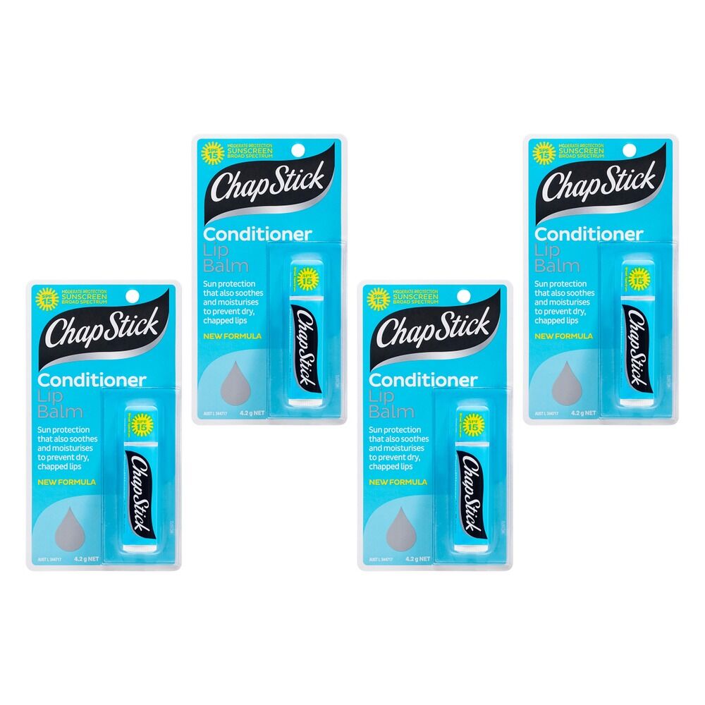 Chapstick Conditioner Lip Balm SPF15 4.2g Pack of 4