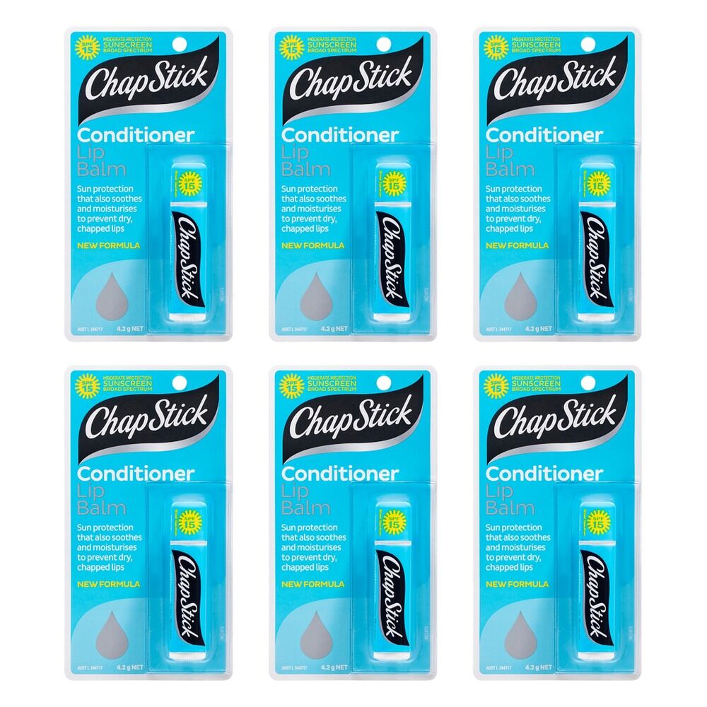 Chapstick Conditioner Lip Balm SPF15 4.2g Pack of 6