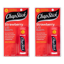 Chapstick Strawberry Lip Balm SPF15 4.2g Pack of 2