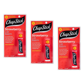 Chapstick Strawberry Lip Balm SPF15 4.2g Pack of 3