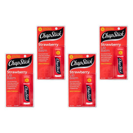 Chapstick Strawberry Lip Balm SPF15 4.2g Pack of 4