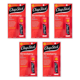 Chapstick Strawberry Lip Balm SPF15 4.2g Pack of 5