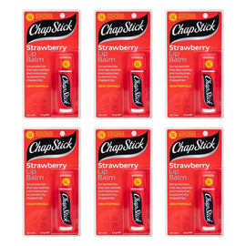 Chapstick Strawberry Lip Balm SPF15 4.2g Pack of 6
