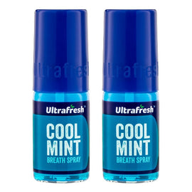 Ultrafresh Coolmint Breath Spray 12mL Pack of 2