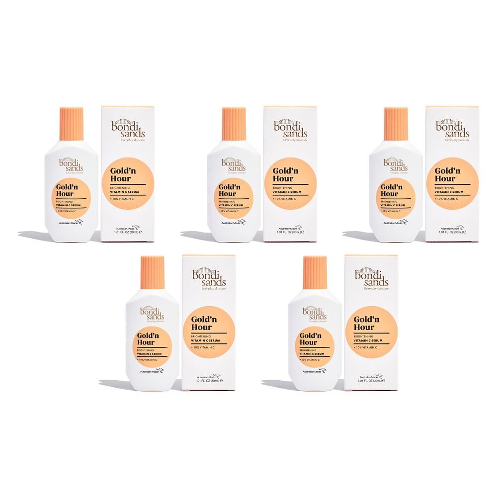 Bondi Sands Gold'n Hour Vitamin C Serum 30mL Pack of 5