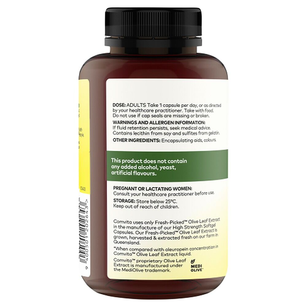 Comvita Olive Leaf Extract High Strength Softgel Capsules 120 Capsules