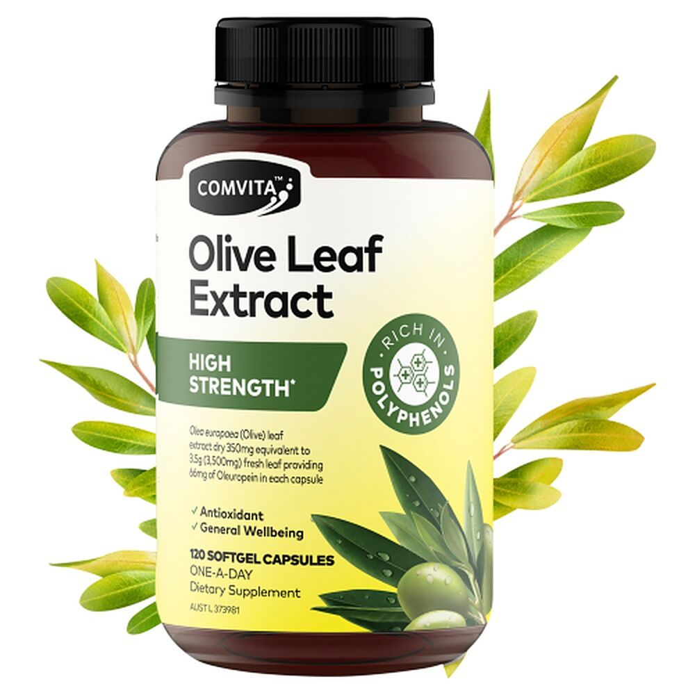 Comvita Olive Leaf Extract High Strength Softgel Capsules 120 Capsules