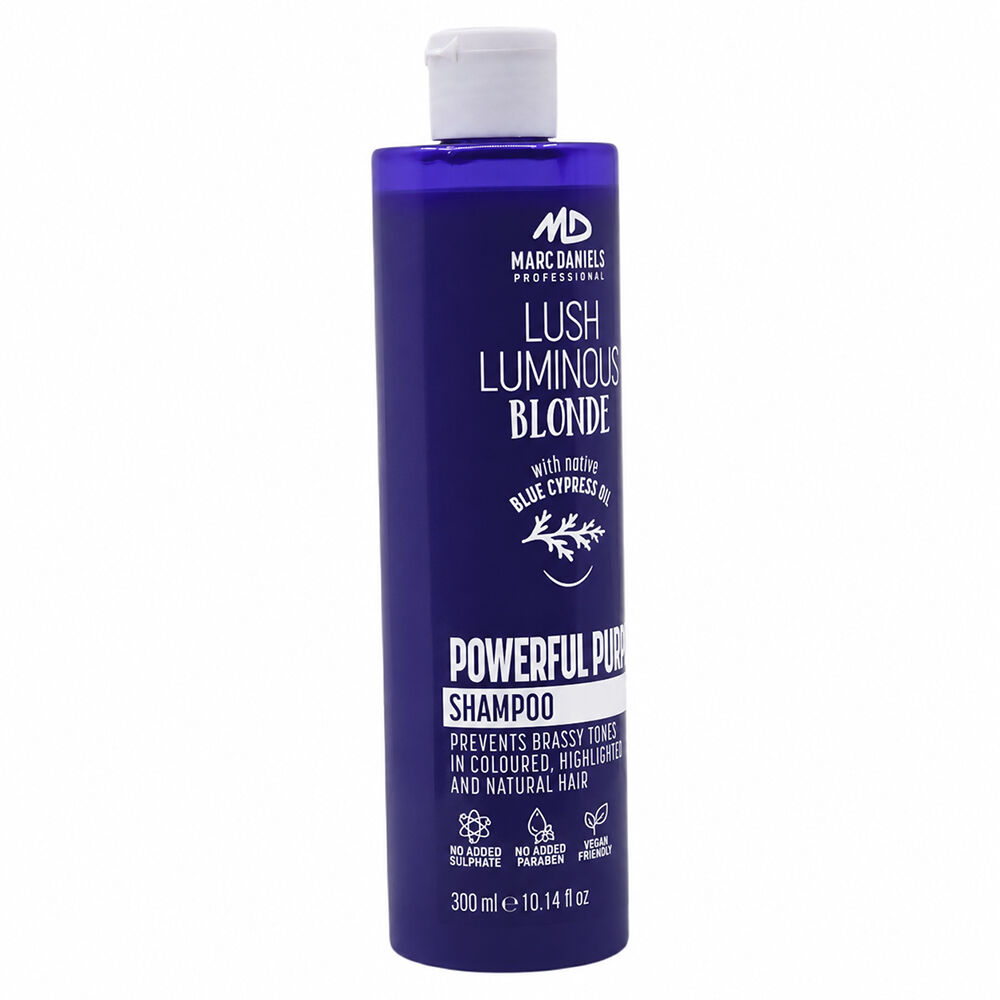 Marc Daniels Powerful Purple Lush Luminous Blonde Shampoo 300ml