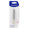 Manicare Flat Tweezers, Gold Tipped x 3