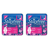 Stayfree Ultra Thin Super Pads with Wings 12 Pack Bundle of 2