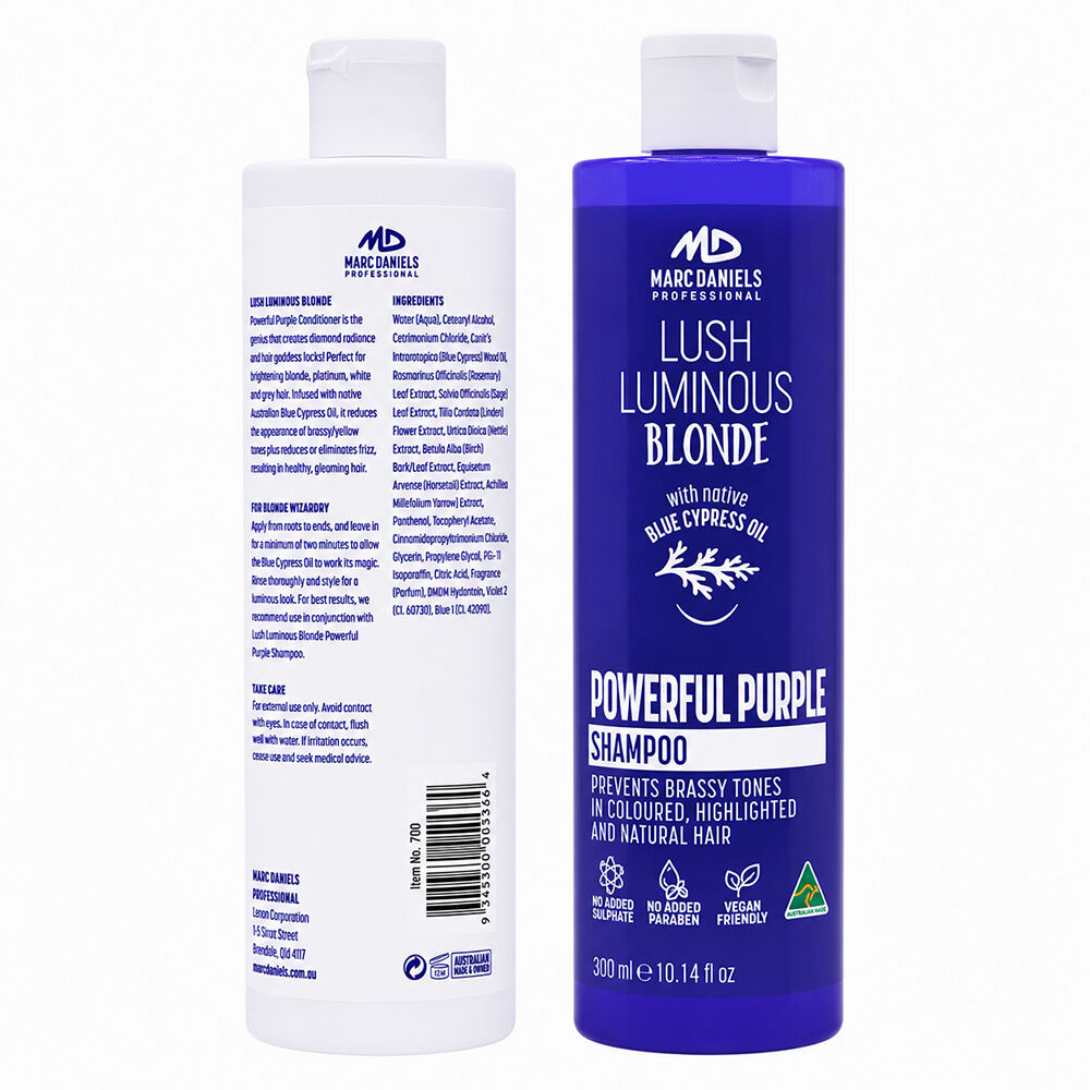 Marc Daniels Duo Pack Purple Blonde 300ml Shampoo & Conditioner