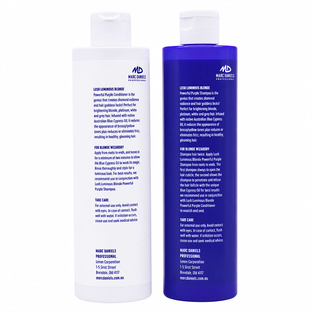 Marc Daniels Duo Pack Purple Blonde 300ml Shampoo & Conditioner