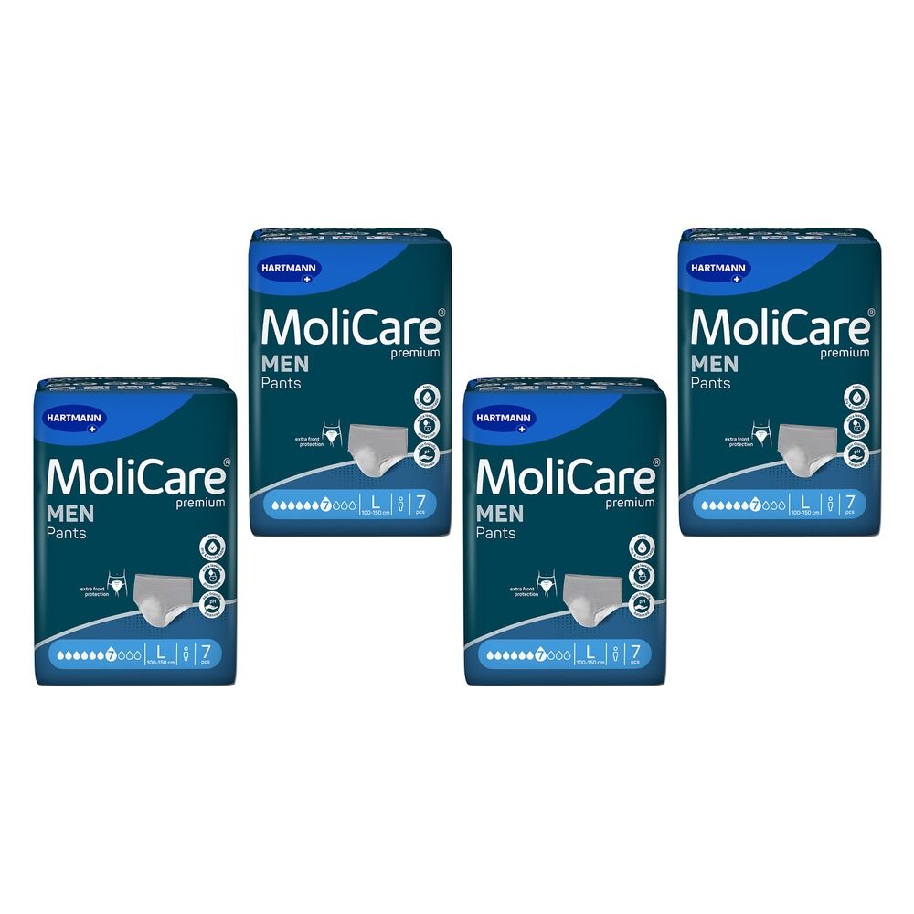 MoliCare Premium Men Pants 7 Pack x 4 Bundle of 4