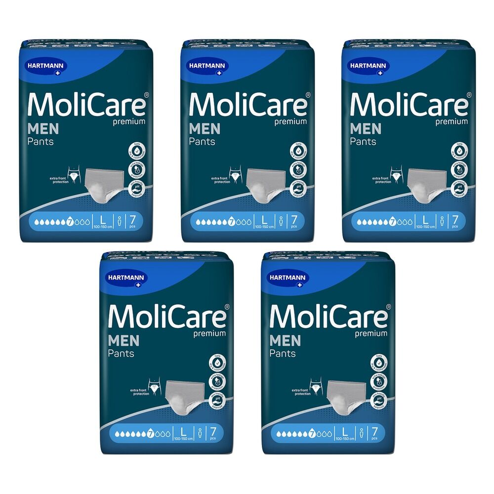 MoliCare Premium Men Pants 7 Pack x 4 Bundle of 5