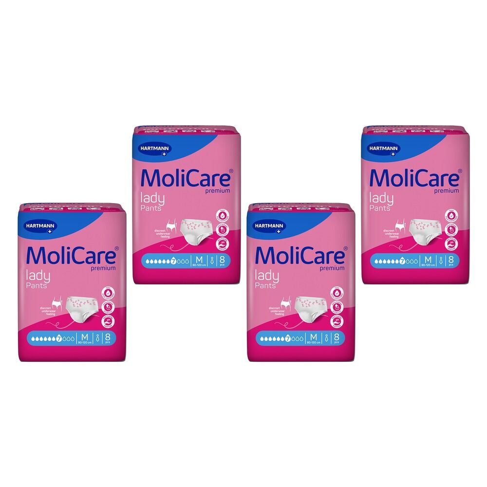 MoliCare Premium Lady Pants 7 Drops Size M 8 Pack x 4 Bundle of 4