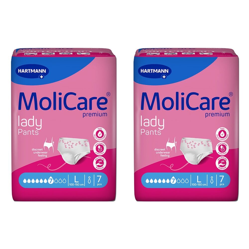 MoliCare Premium Lady Pants 7 Pack x 4 Bundle of 2