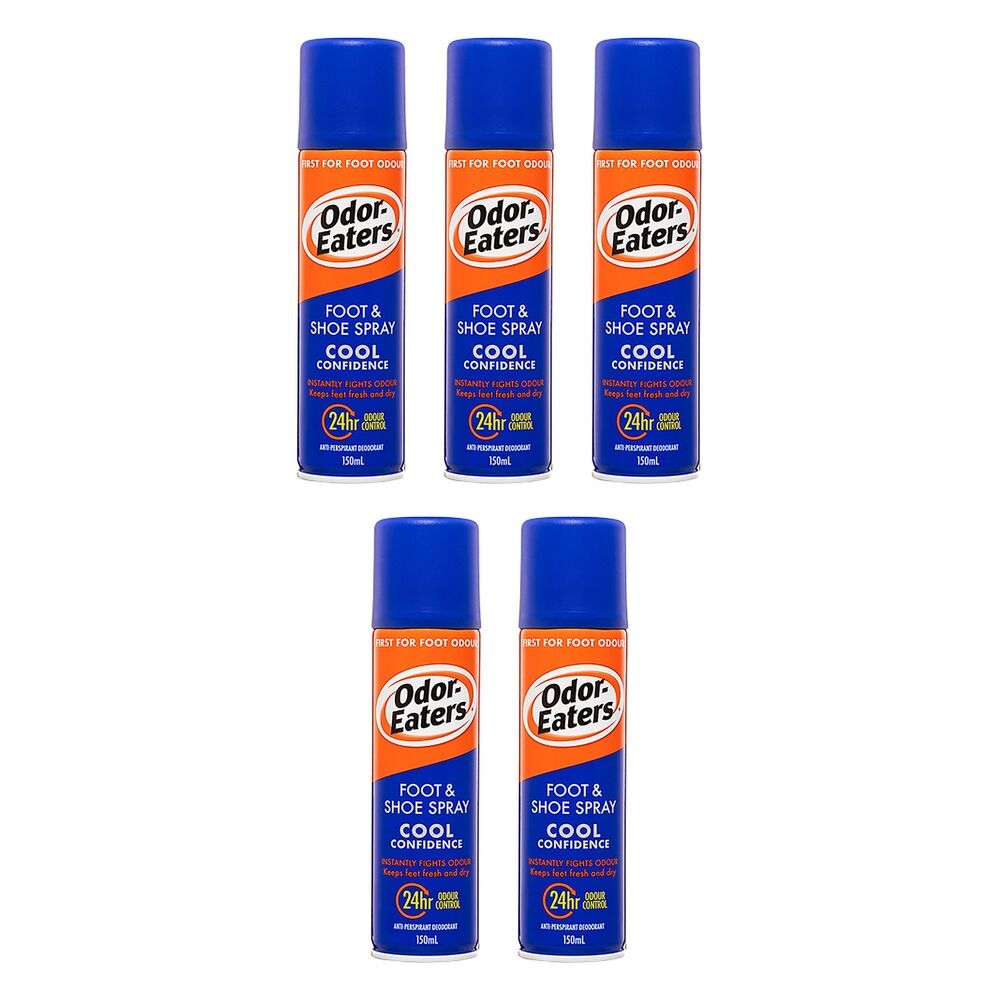 Odor-Eaters Foot & Shoe Spray Sport 150mL Pack of 5