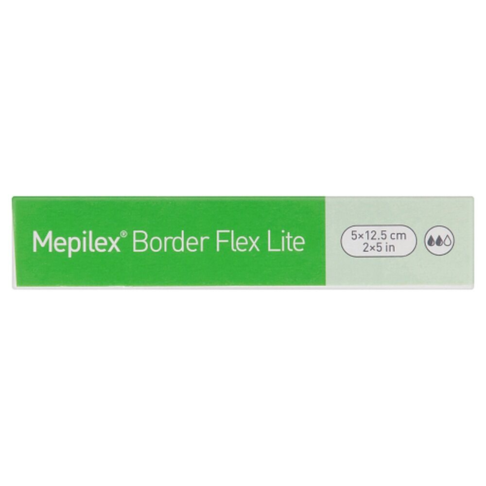Molnlycke Mepilex Border Flex Lite Foam Dressing 5cm x 12.5cm Pack