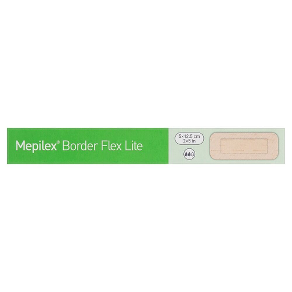 Molnlycke Mepilex Border Flex Lite Foam Dressing 5cm x 12.5cm Pack