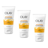 Olay Regenerist Vitamin C + Peptide 24 Brightening Cleanser 150mL Pack of 3