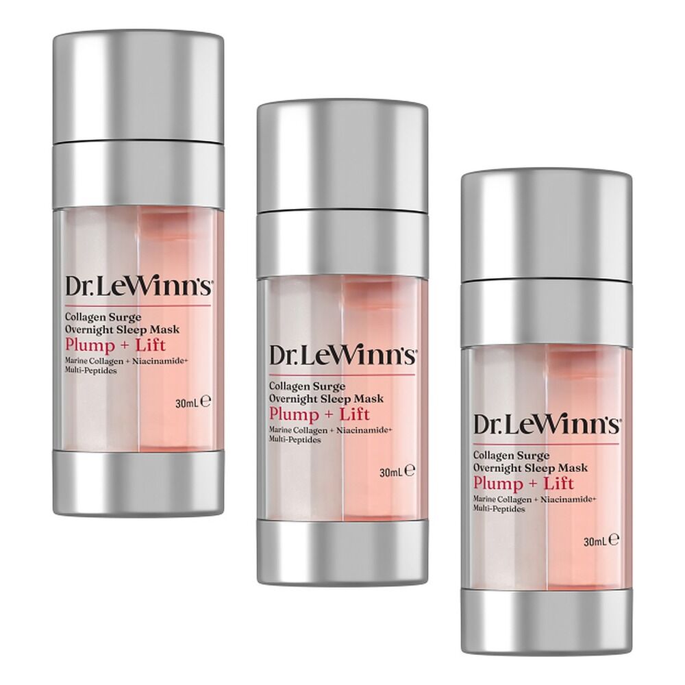 Dr. LeWinn's Ultra R4 Collagen Surge Overnight Sleep Mask 30mL Pack of 3