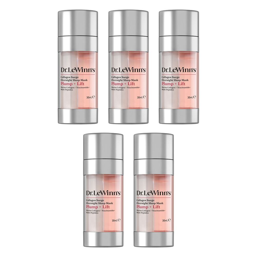 Dr. LeWinn's Ultra R4 Collagen Surge Overnight Sleep Mask 30mL Pack of 5