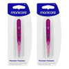 Manicare Precision Tweezers, Pink x 3 Bundle of 2
